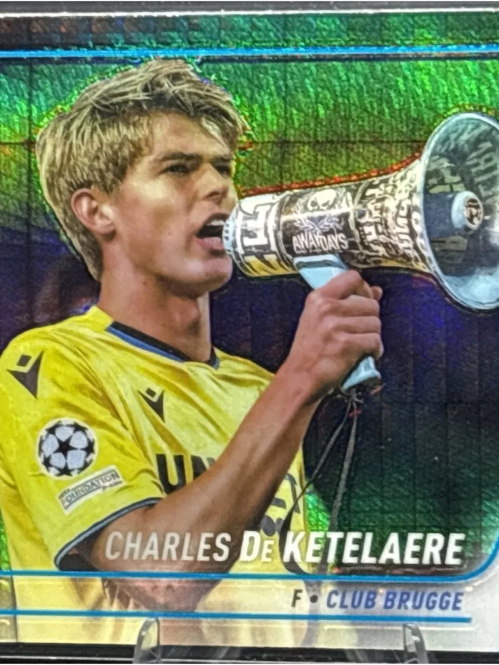 Topps Charles De Ketelaere Soccer Trading Card Holo